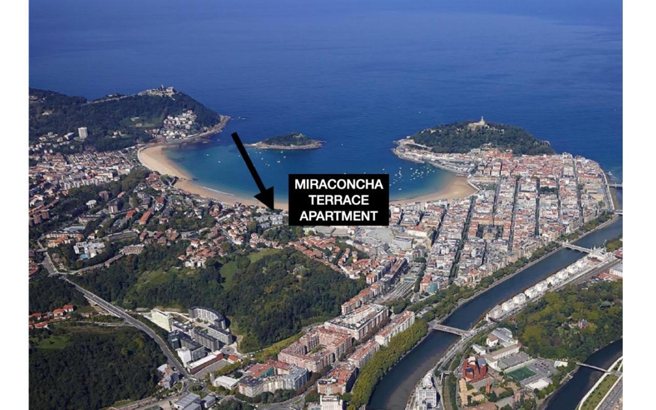 Miraconcha Terrace By Sweet Home San Sebastián Kültér fotó